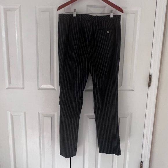 Tommy Hifliger Womens Striped Suit Striped Size 10 (Jacket) & 12 (Pants) - Picture 10 of 12